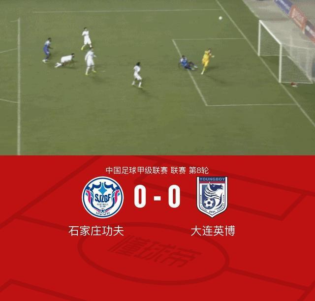 石家庄功夫0-0战平大连英博